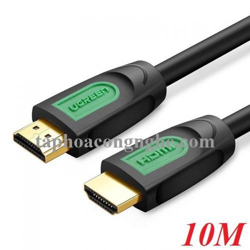 Ugreen 40466 10M màu Đen Cáp tín hiệu HDMI chuẩn 1.4 hỗ trợ phân giải 4K * 2K HD101 30040466